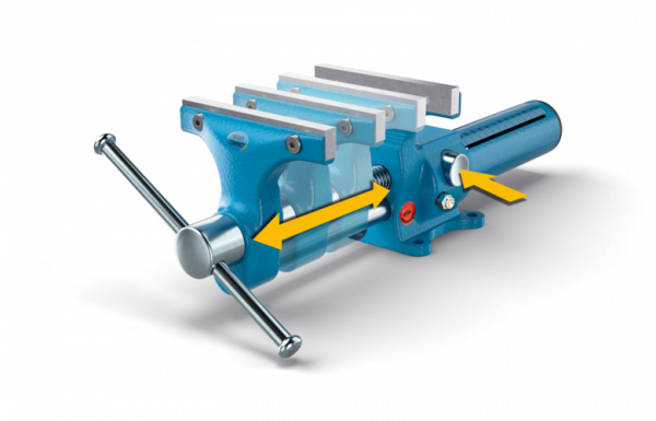 HEUER Compact 120 mm Backenbreite Funktionsweise